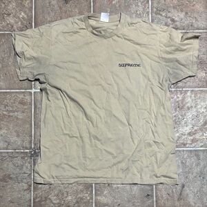 Supreme Beige Short Sleeve Tee